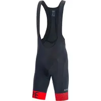 Gore C5 Optiline Bib Shorts Zwart Rood || Maat: M