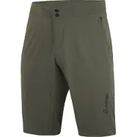Löffler Loeffler fietsbroek kort M Bike Shorts Grav-E ASSL heren - Olijf Groen