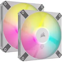 Corsair iCUE AF120 RGB SLIM 120 mm Duoset case fan 4-pins PWM fan-connector, Incl. Lighting Node CORE