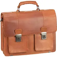 The Chesterfield Brand Springfield Aktentas Leder 40 cm Laptopvak bruin
