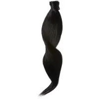 Rapunzel of sweden Ponytail Straight / Clip-in / Light Volume 1.0 Black 50 cm Hair extensions 55 g