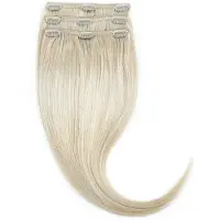 Rapunzel of sweden Classic Clip-ins Straight / Light Volume / 3 pieces 10.10 Platinum Blonde 50 cm Hair extensions 57 g