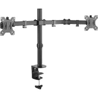 Techly ICA-LCD 582-D Dubbele Monitorstandaard 13-32” LCD 8kg Bureau Rotatie