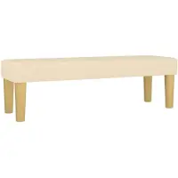 vidaXL | Bank | Crème 100 x 30 x 30 cm Stof