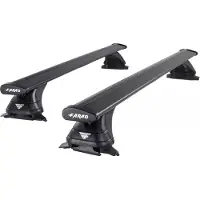 Farad Dakdragers geschikt voor Volkswagen Passat Variant 1998 t/m 1997 open dakrailing - Aluminium - Hoog laadvermogen 100kg - Wingbar Zwart - Merk