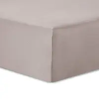 Vision Home VISION Hoeslaken - Jersey katoen: Zacht, rekbaar en strijkvrij - 180 x 200cm met 30cm hoekhoogte - Geschikt voor boxspring matras - Beige - 100% katoen Jersey - Oekotex gecertificeerd