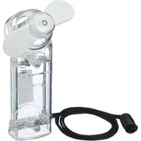 Cepewa Ventilator voor in je hand - Verkoeling in zomer - 10 cm - Wit - Klein zak formaat model