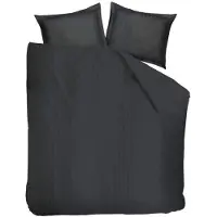 Beddinghouse Dekbedovertrek Shine Anthracite Satijn-240 x 200 / 220 cm | Lits-Jumeaux