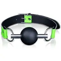 Ouch! Glow in the Dark Ball Gag - Siliconen