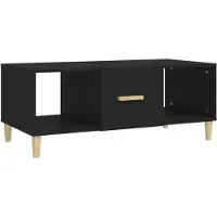 vidaXL Salontafel, zwart, 102x50x40 cm, houtvezel