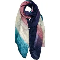 Juleeze Sjaal Dames Effen 90x180 cm Paars Roze Synthetisch