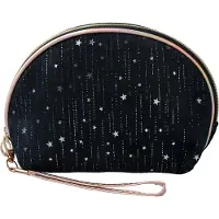 Clayre & Eef damesaccessoiretas, 22x8x14 cm, zwart, polyester