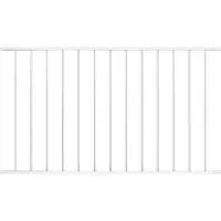 vidaXL Schuttingpaneel Woerden gepoedercoat staal 163x100 cm wit