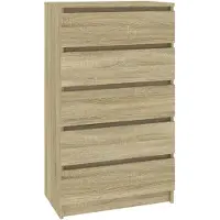 vidaXL Ladekast 60x36x103 cm bewerkt hout sonoma eikenkleurig