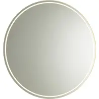 QAZQA Moderne badkamerspiegel 80 cm incl. LED en touch dimmer - Sebas