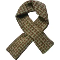 Juleeze Wintersjaal Dames 15x85 cm Groen Bruin Polyester