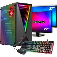 Screenon - Gaming Set - B5 - (GamePC + 2 x 27 Inch Gaming Monitor + Gaming Toetsenbord en Muis)