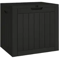 vidaXL Tuinopslag, zwart, 55,5 x 43 x 53 cm, polypropyleen