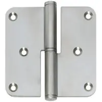 Intersteel Stiftpaumelle DIN rechts rvs geborsteld