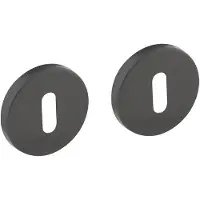 Intersteel Rozet met sleutelgat ø51x5mm - grijs