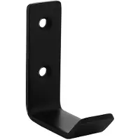 Intersteel jashaak gebogen 20x60mm zwart