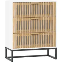 vidaXL Dressoir 60x30x75 cm bewerkt hout wit