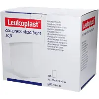 Leukoplast compress absorbent soft 10 x 20 cm 100 stuks