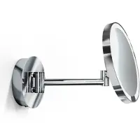 DECOR WALTHER Just look plus LED spiegel chroom Look Plus WD 7X, dimbaar, chroom / zilver, Slaapkamer, Roestvrij staal, Modern
