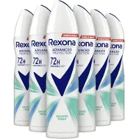 Rexona Women Advanced Protection Shower Fresh anti-transpirant spray - 6 x 150 ml Deodorant