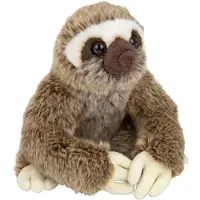 Nature Planet Pluche Luiaard knuffel van 20 cm - Knuffeldier