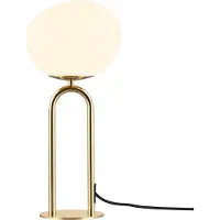 DFTP Tafellampe by Nordlux, Shapes, Goud / Messing, Woonkamer, Glas, Designer