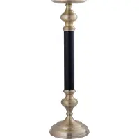 Ptmd Ixen Champagne Casted Alu Candle Holder L (Goud, 24x76.5x24cm)