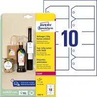 Avery Karton Kaartjes 13 x 210 x 297 mm Ultrawit T2002-10 10 Stuks