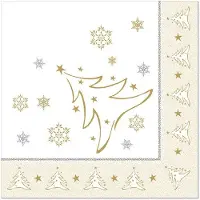 Papstar Servietten "ROYAL Collection" "X-Mas Elegance"