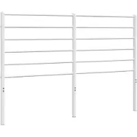 vidaXL Vervangend hoofdbord metaal wit 160 cm