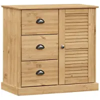 vidaXL Dressoir met laden, model VIGO, 78x40x75 cm, massief grenenhout