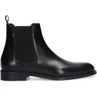 Heritage Zwarte leren chelsea boots | Maat 46