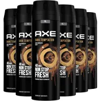 Axe - Deodorant Bodyspray - Dark Temptation FIFA Limited Edition XL - 6 x 200 ml