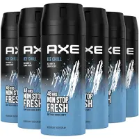 Axe 6x Deodorant Bodyspray Ice Chill 150 Ml