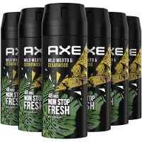 Axe Deodorant Bodyspray - Wild Mojito & Cedarwood - 6 x 150 ml - Voordeelverpakking