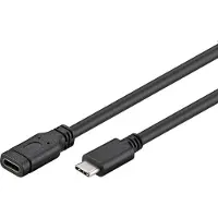 PremiumCord USB-Kabel USB-C - USB-C 1,5 m Schwarz (ku31mfa015)
