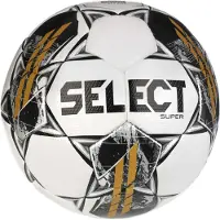 Select Super Voetbal Maat 5 Wit Grijs Goud