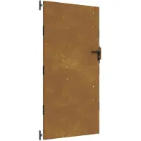 vidaXL Poort 85x175 cm cortenstaal