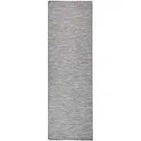 vidaXL Buitenkleed platgeweven 80x250 cm bruin en blauw