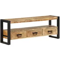 vidaXL Tv-meubel 120x30x45 cm massief mangohout