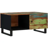 vidaXL Salontafel 80x50x40 cm massief gerecycled hout en bewerkt hout