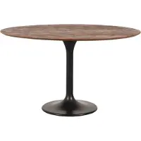 Label51 eettafel otto 130cm espresso mangohout