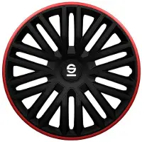 Sparco SPC1685BKRD Wieldoppen
