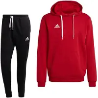 Adidas Entrada 22 Sweat Hoodie Trainingspak Rood Zwart Wit