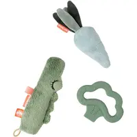 Done by Deer Kleine Activiteitenspeelgoedset Croco 3 Stukken